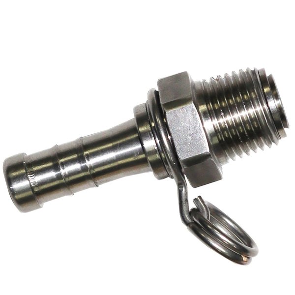 Strahman Washdown Equipemnt Swivel Adapter 34 Barbed Nozzle Stainless Steel SWIVADAP0075SS